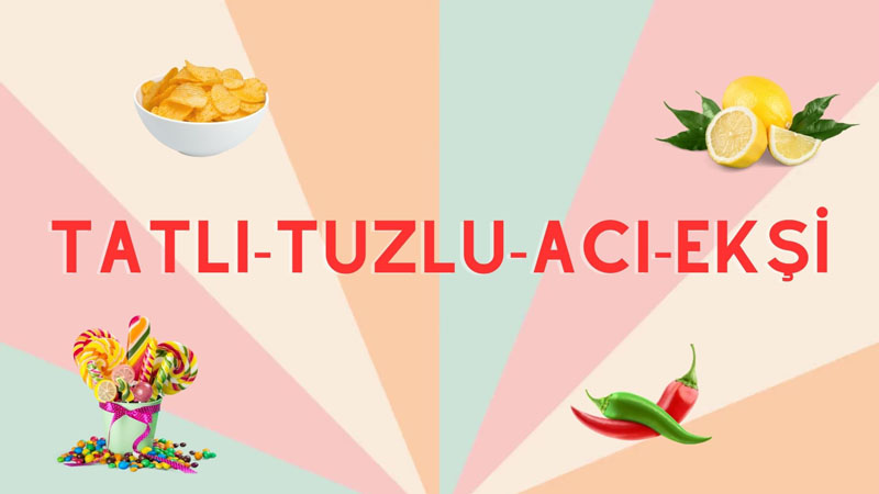 Tatlı - Tuzlu - Acı - Ekşi